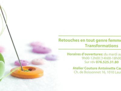 Atelier Couture Antoinette Carchedi - Riparazione e modifica in Vaud